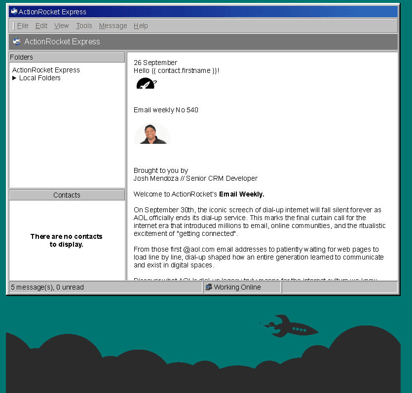 ActionRocket Express App screenshot